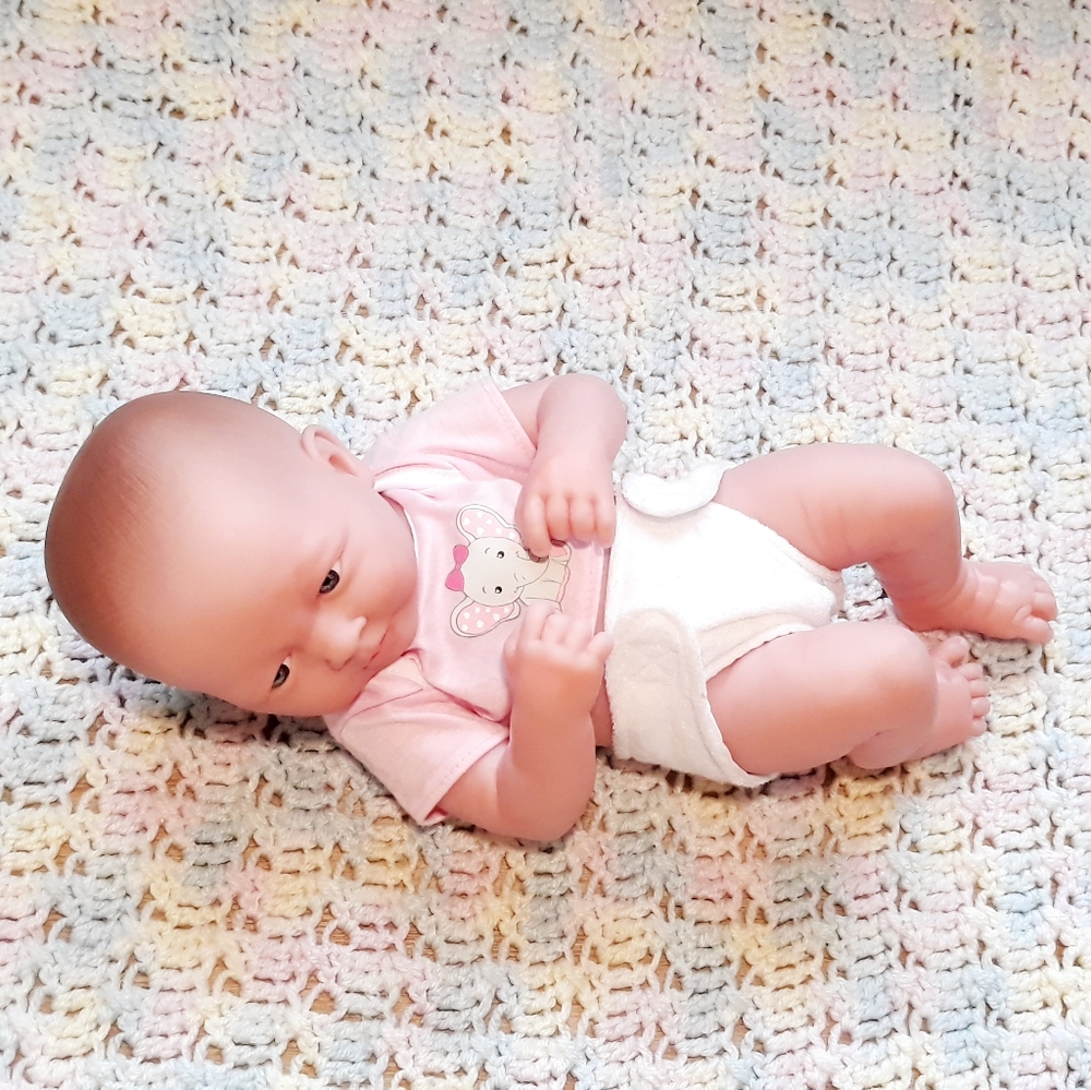 JC Toys La Newborn 14" Realistic Doll - First Day Female Newborn Doll - Picture 10 of 17